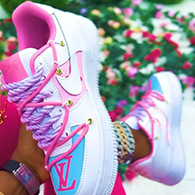 LV Nike Sneakers
